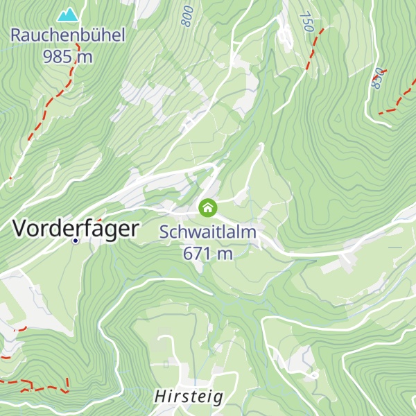Map of Schwaitlalm