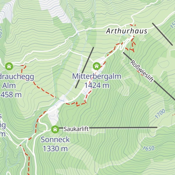 Map of Hochkeilhaus