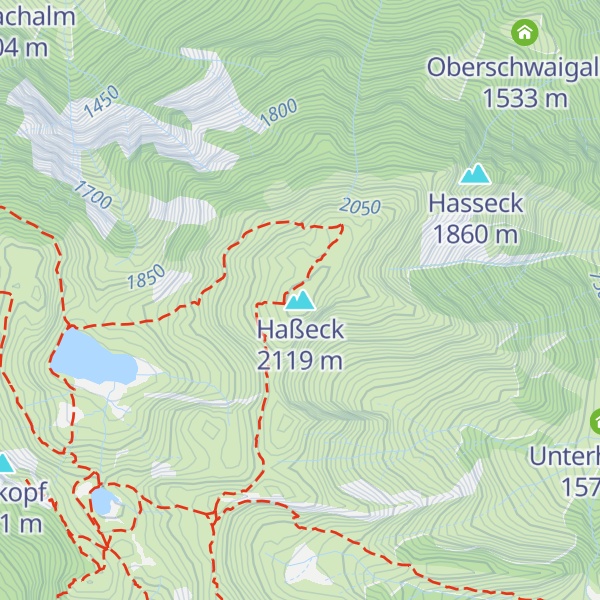 Map of Haßeck