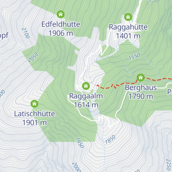 Map of Raggaalm