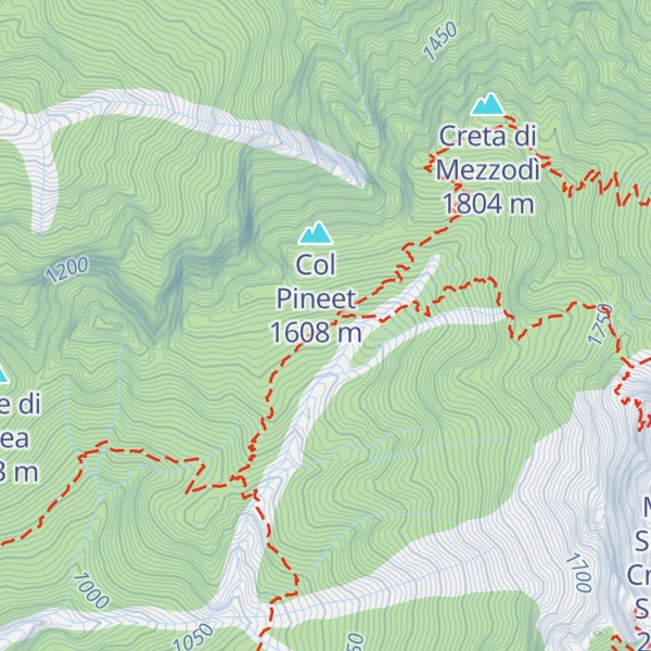Map of Rifugio Monte Sernio