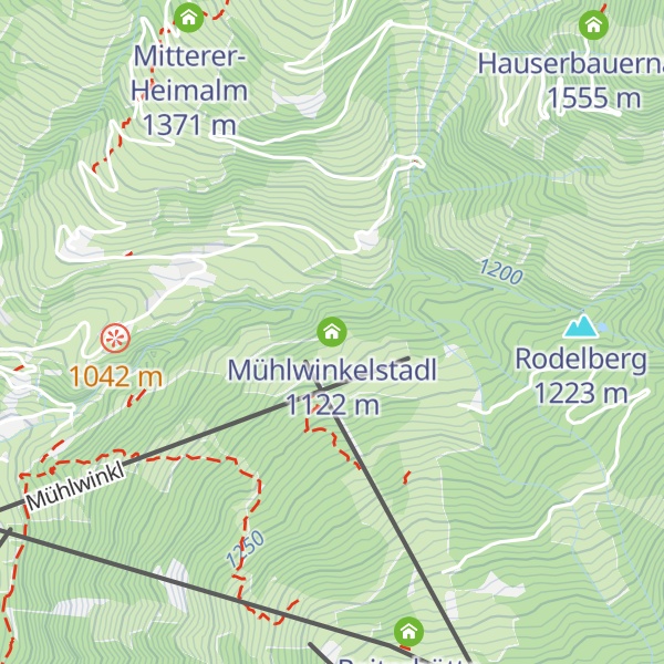 Map of Mühlwinkelstadl