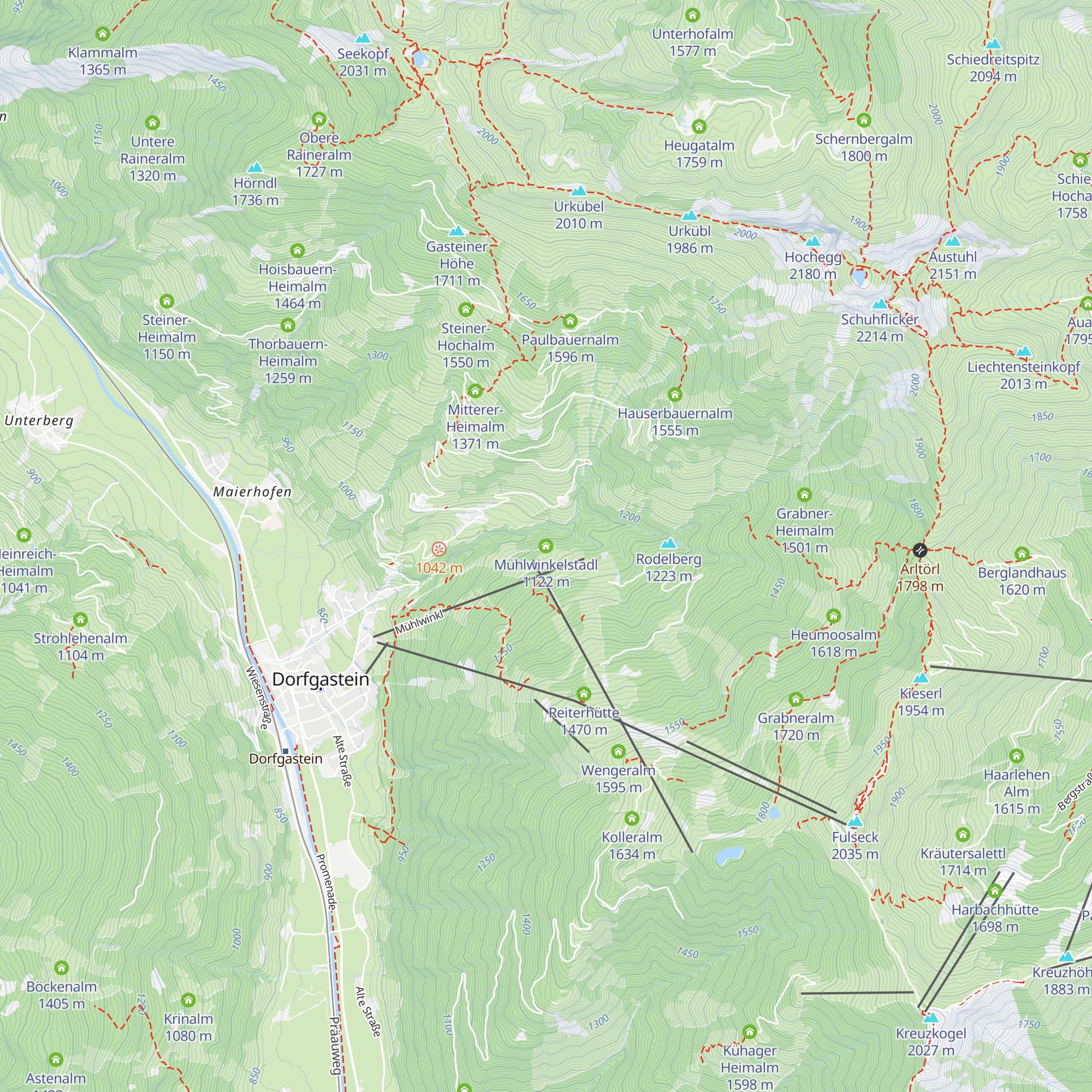 Mühlwinkelstadl map