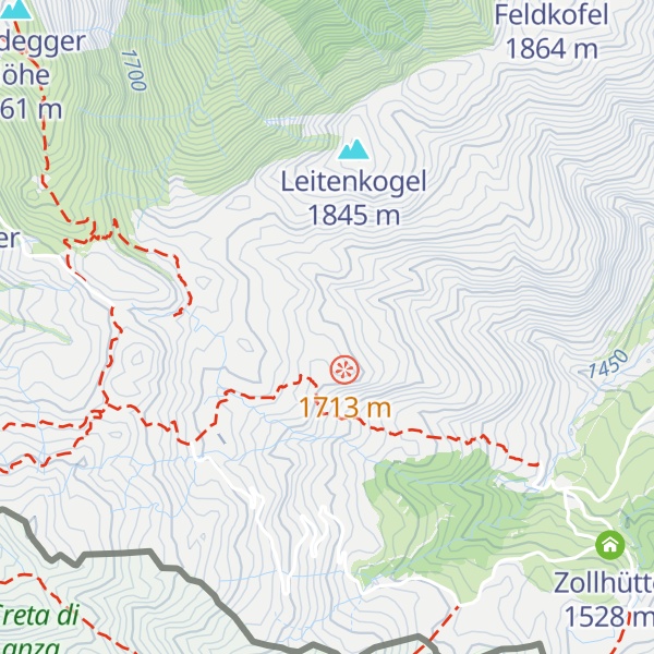 Map of Straniger Ochsenalm