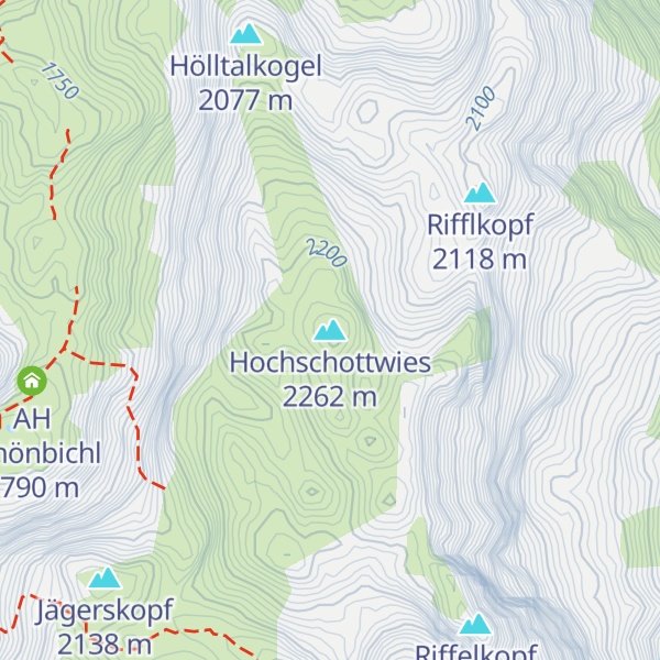 Map of Hochschottwies