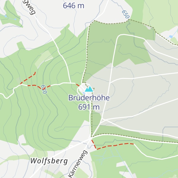 Map of Brüderhöhe