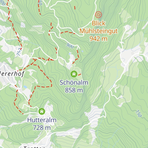 Map of Schönalm