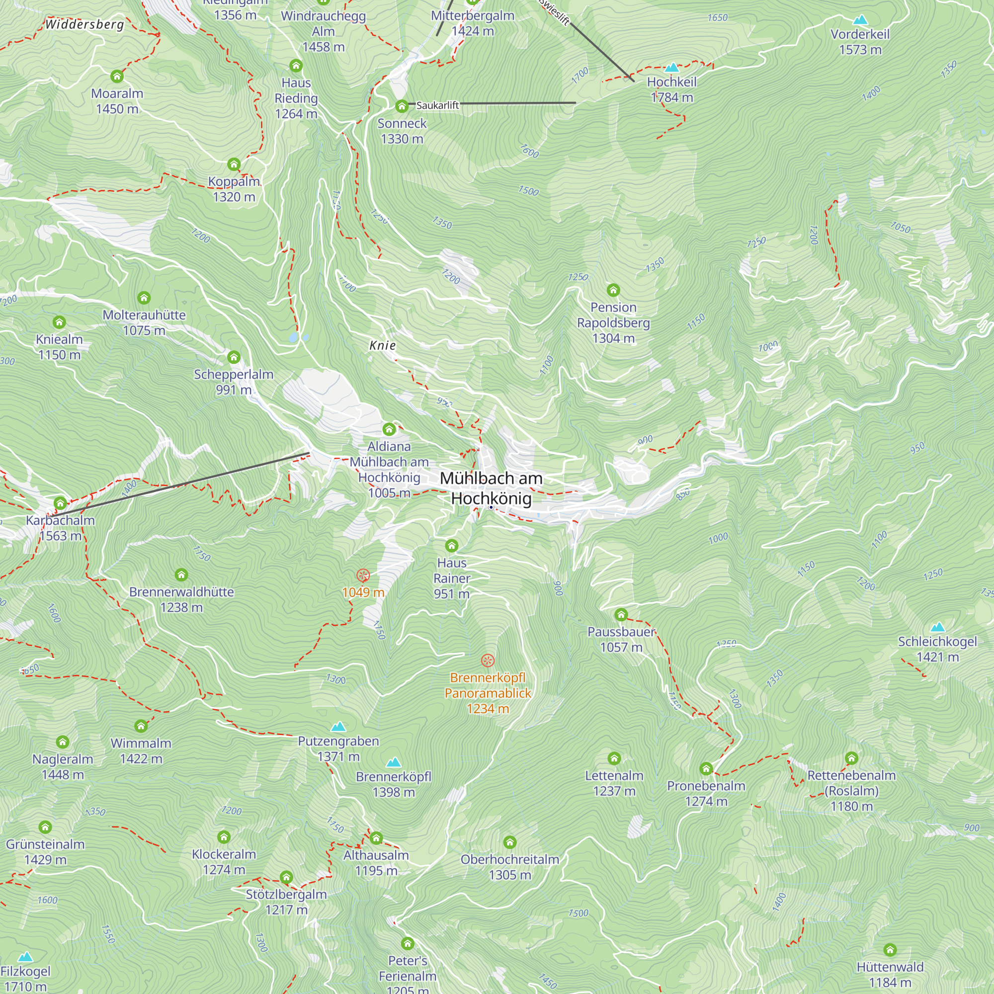 Mesnerhaus, Café, Bar & Restaurant map