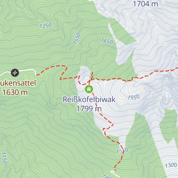 Map of Reisskofel-Biwak