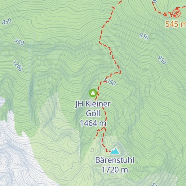 Map of JH Kleiner Göll