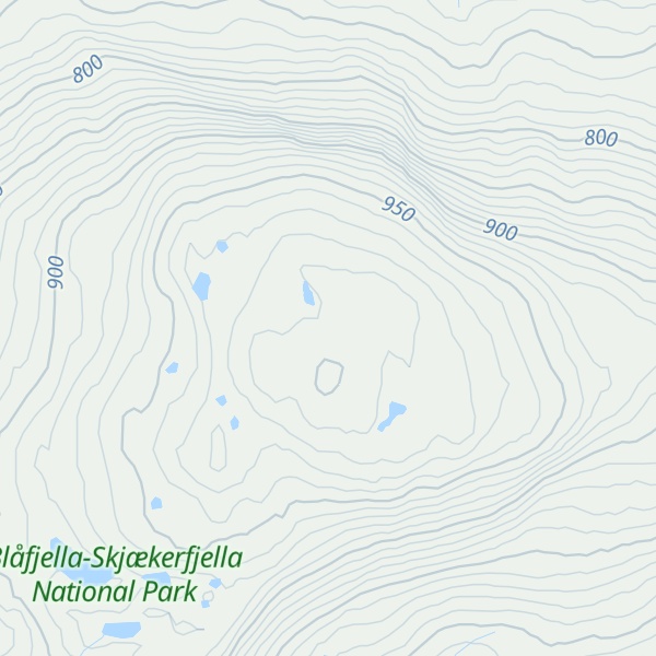 Map of Bukvassfjellet