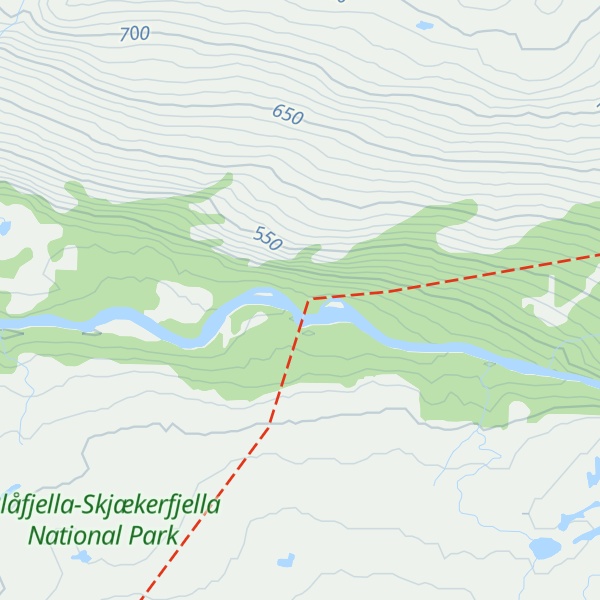 Map of Almdalshytta
