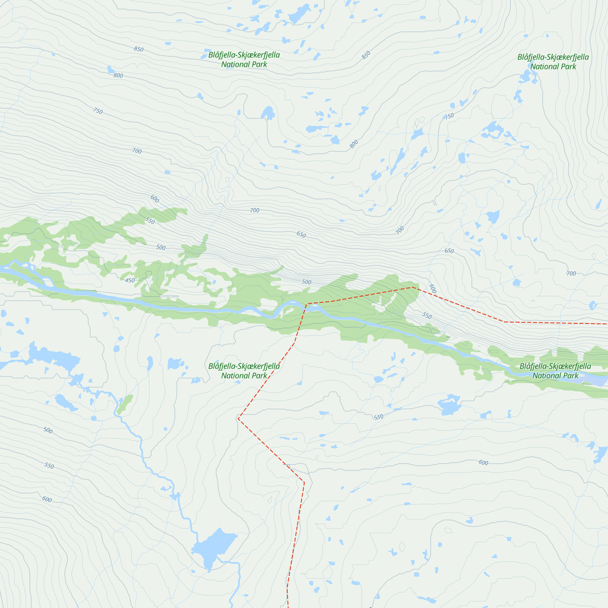 Almdalshytta map