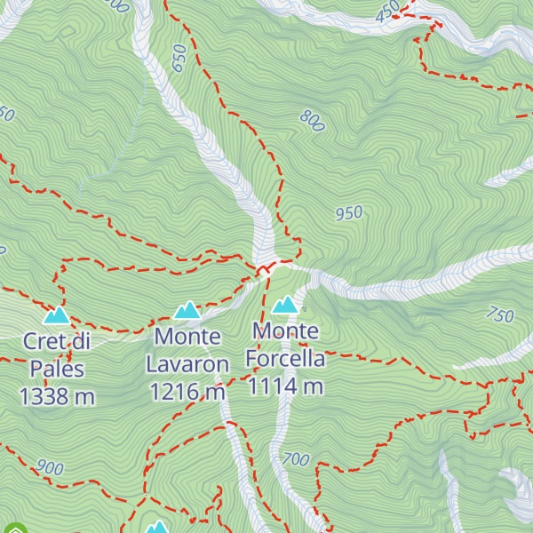 Map of Ricovero monte Forcella