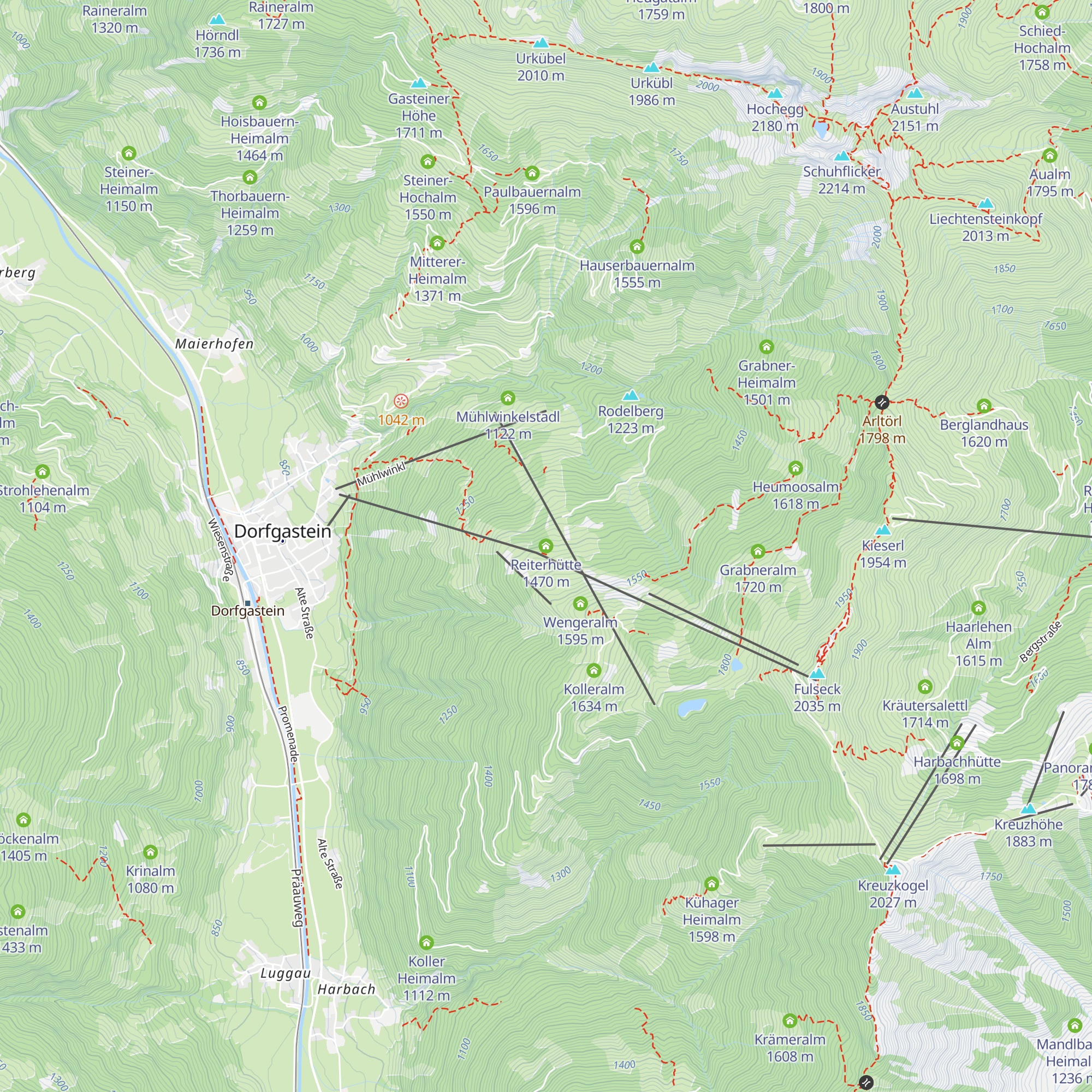 Reiterhütte map