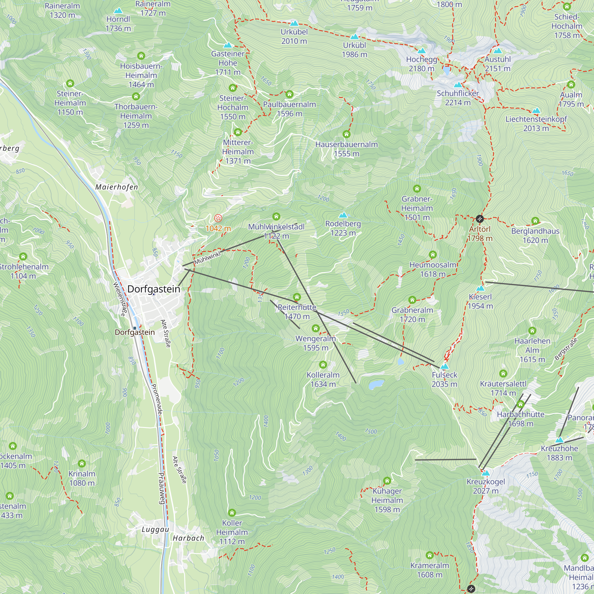 Reiterhütte map