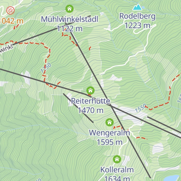 Map of Reiterhütte