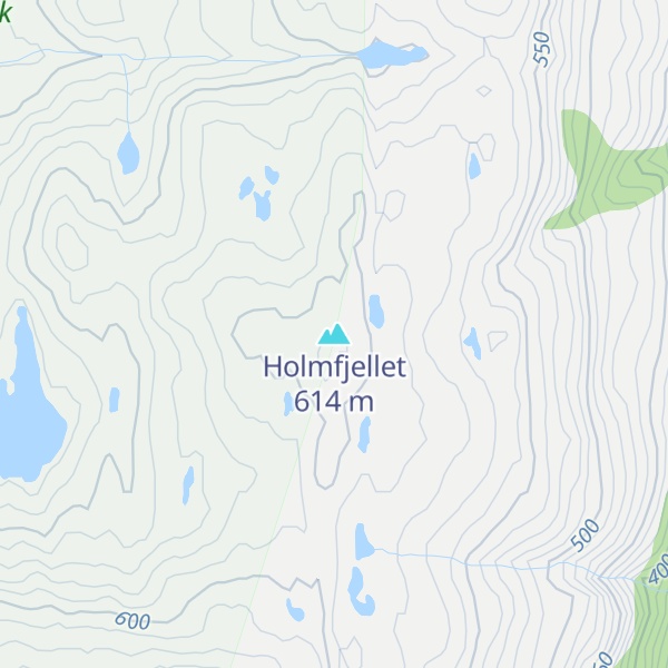 Map of Holmfjellet