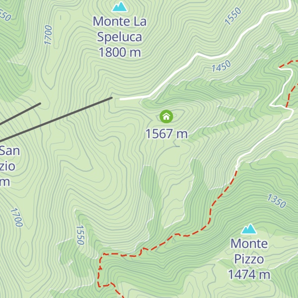 Map of Rifugio Adamo Mannetti