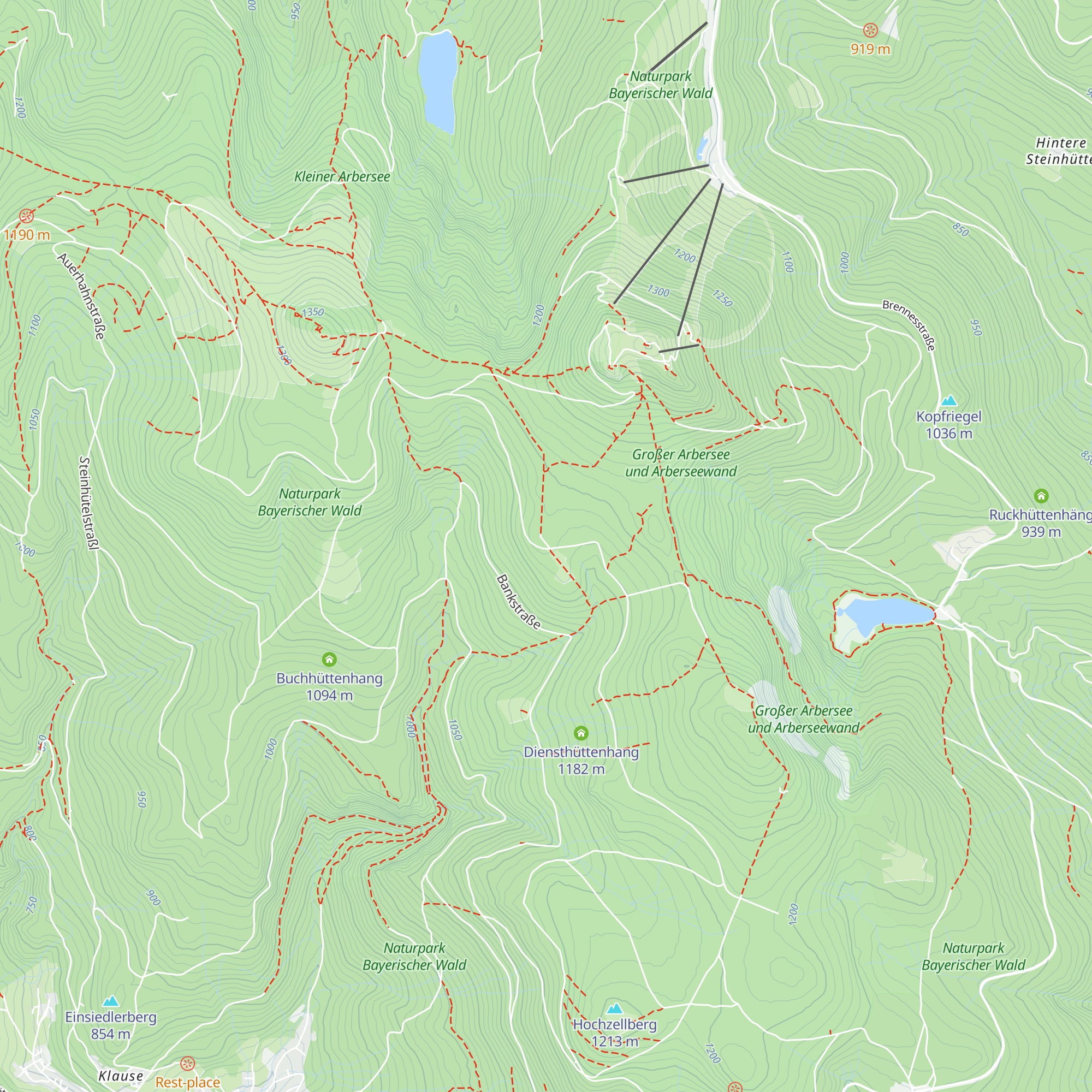 Am Arberhütten-Schachten map