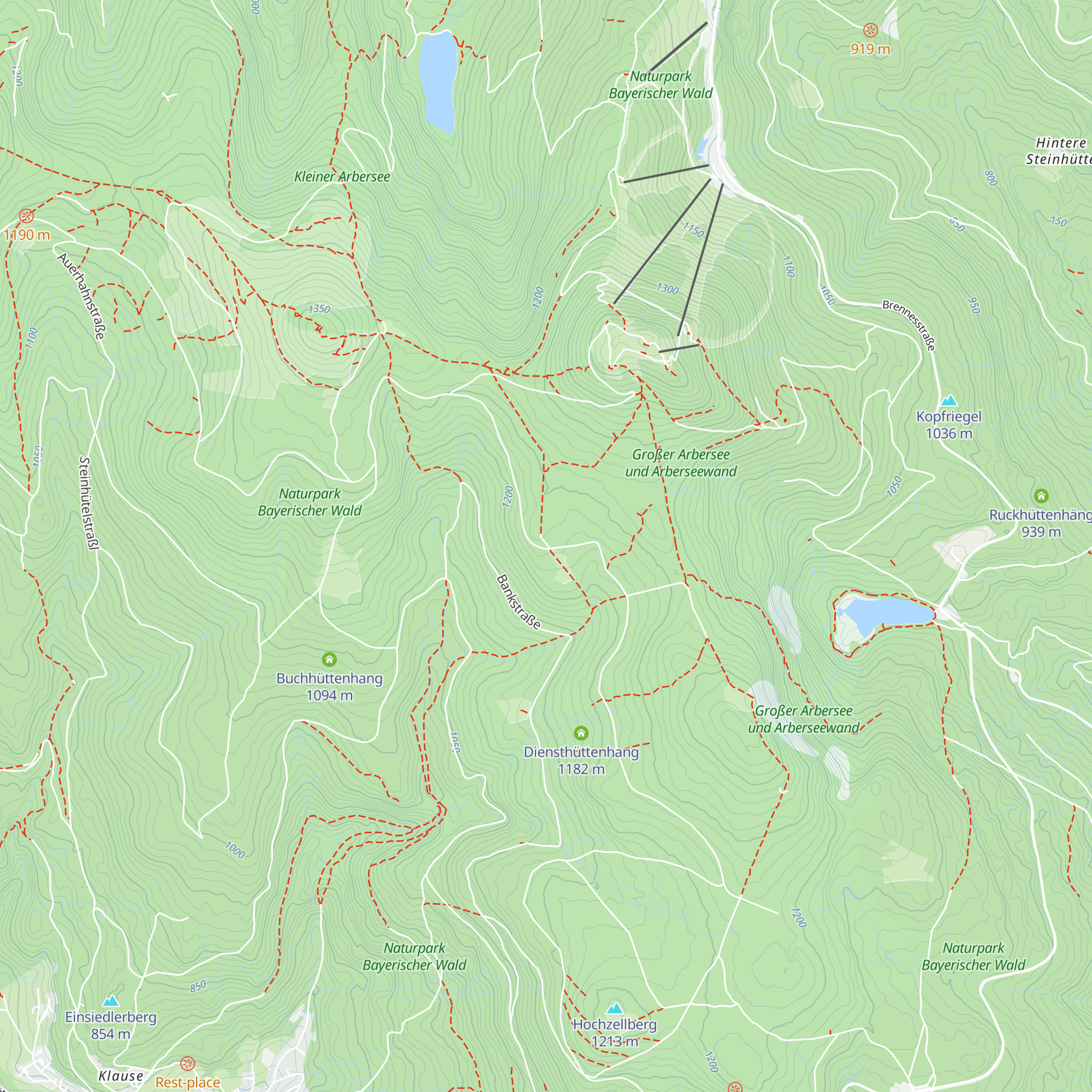 Am Arberhütten-Schachten map