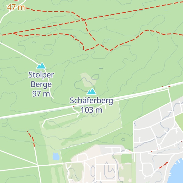 Map of Schäferberg
