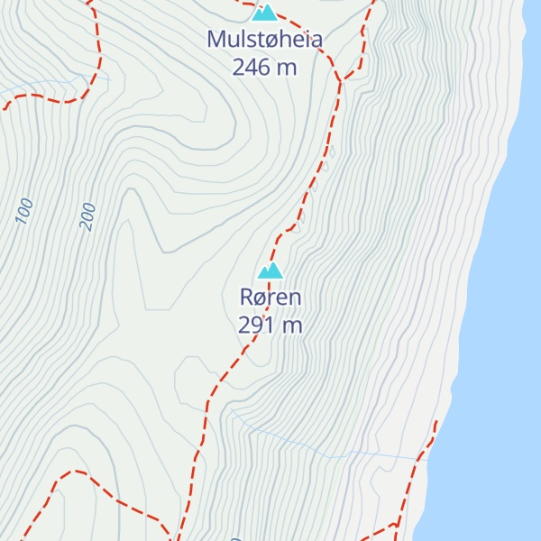 Map of Røren
