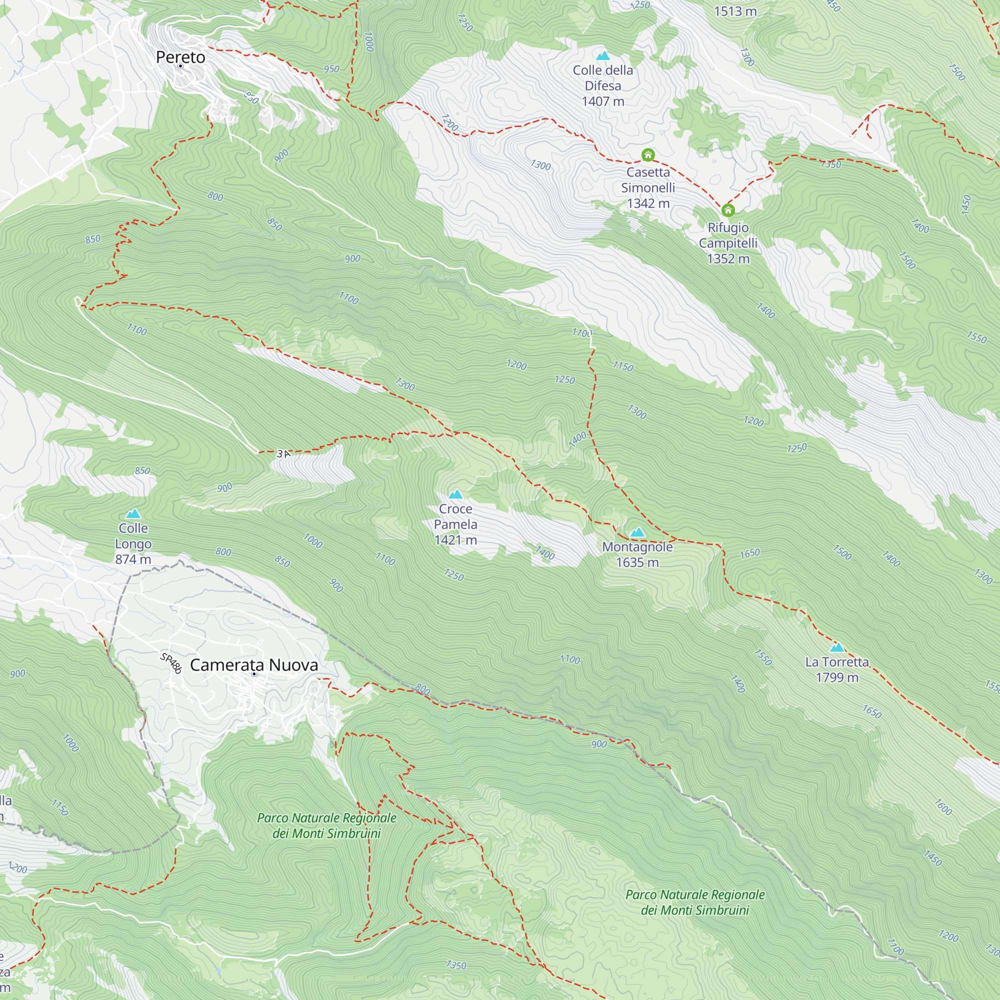 Rifugio La Fossa map