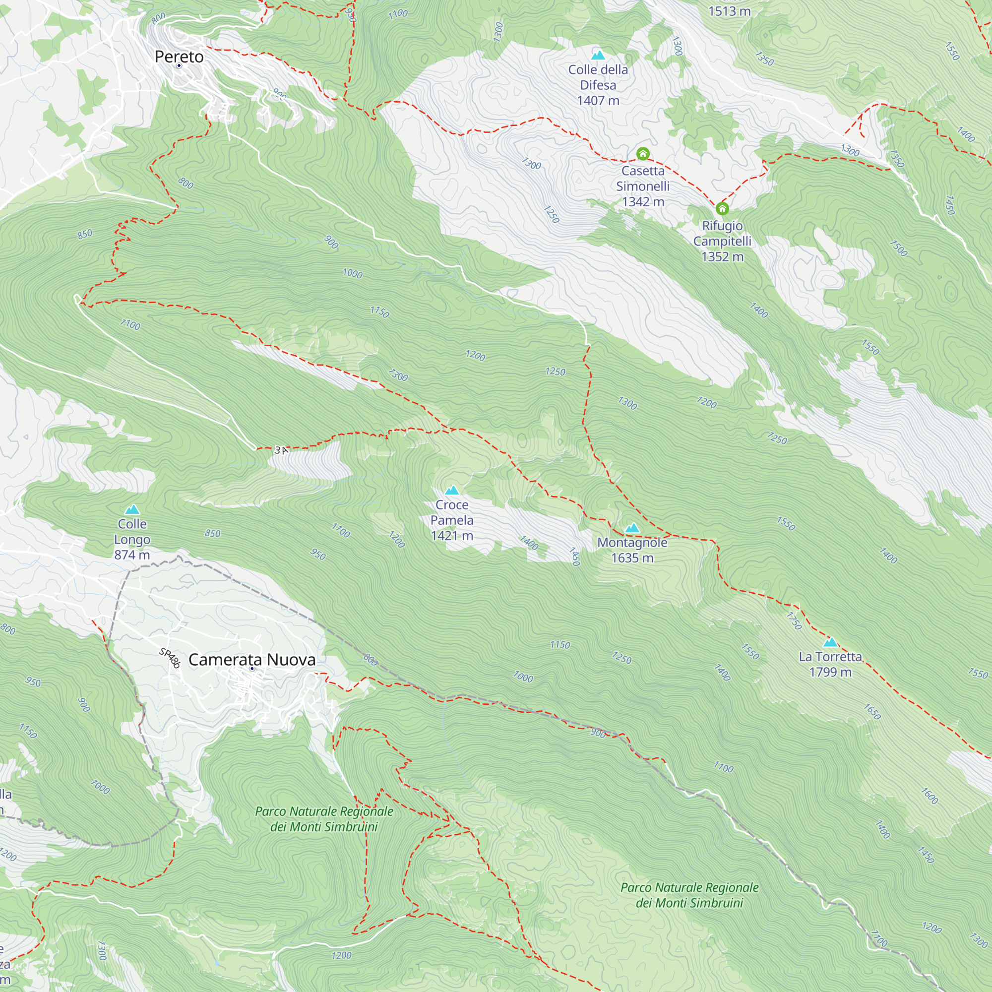 Rifugio La Fossa map