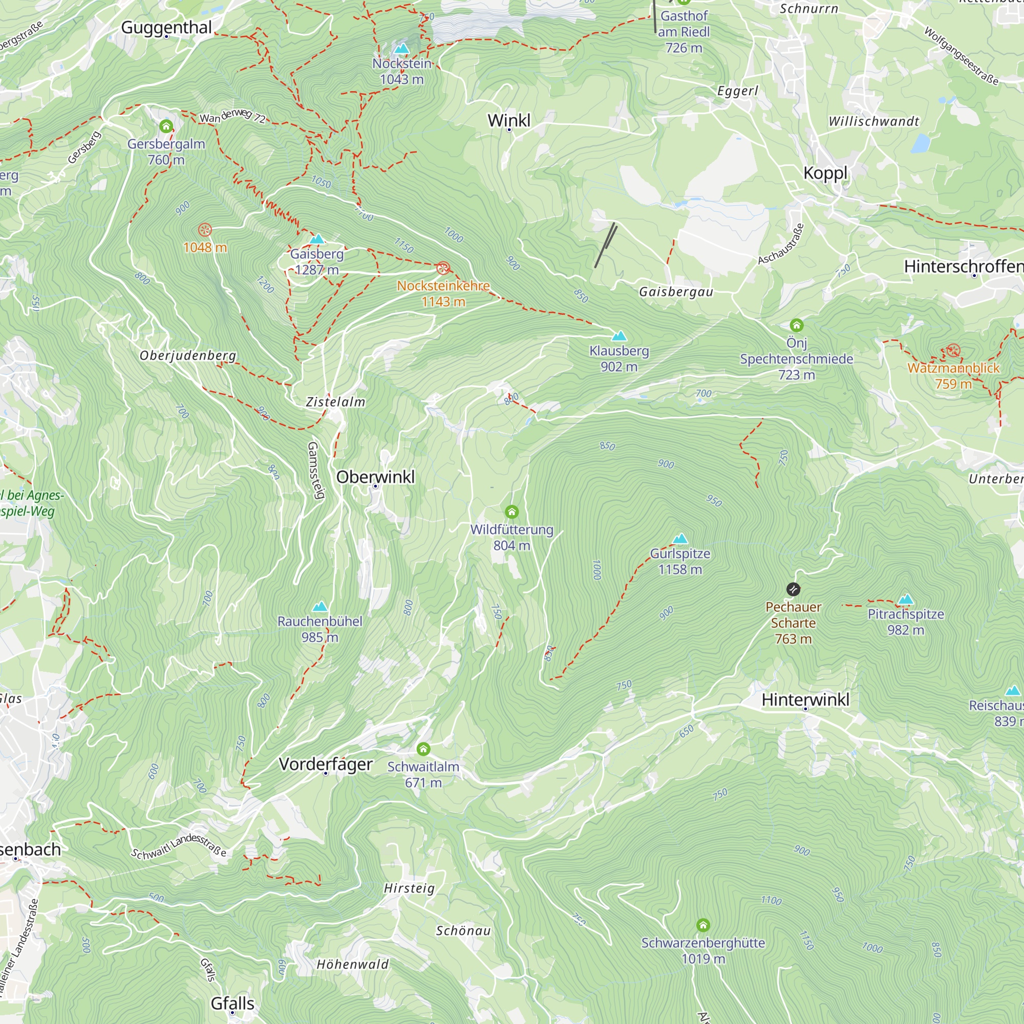 Wildfütterung map