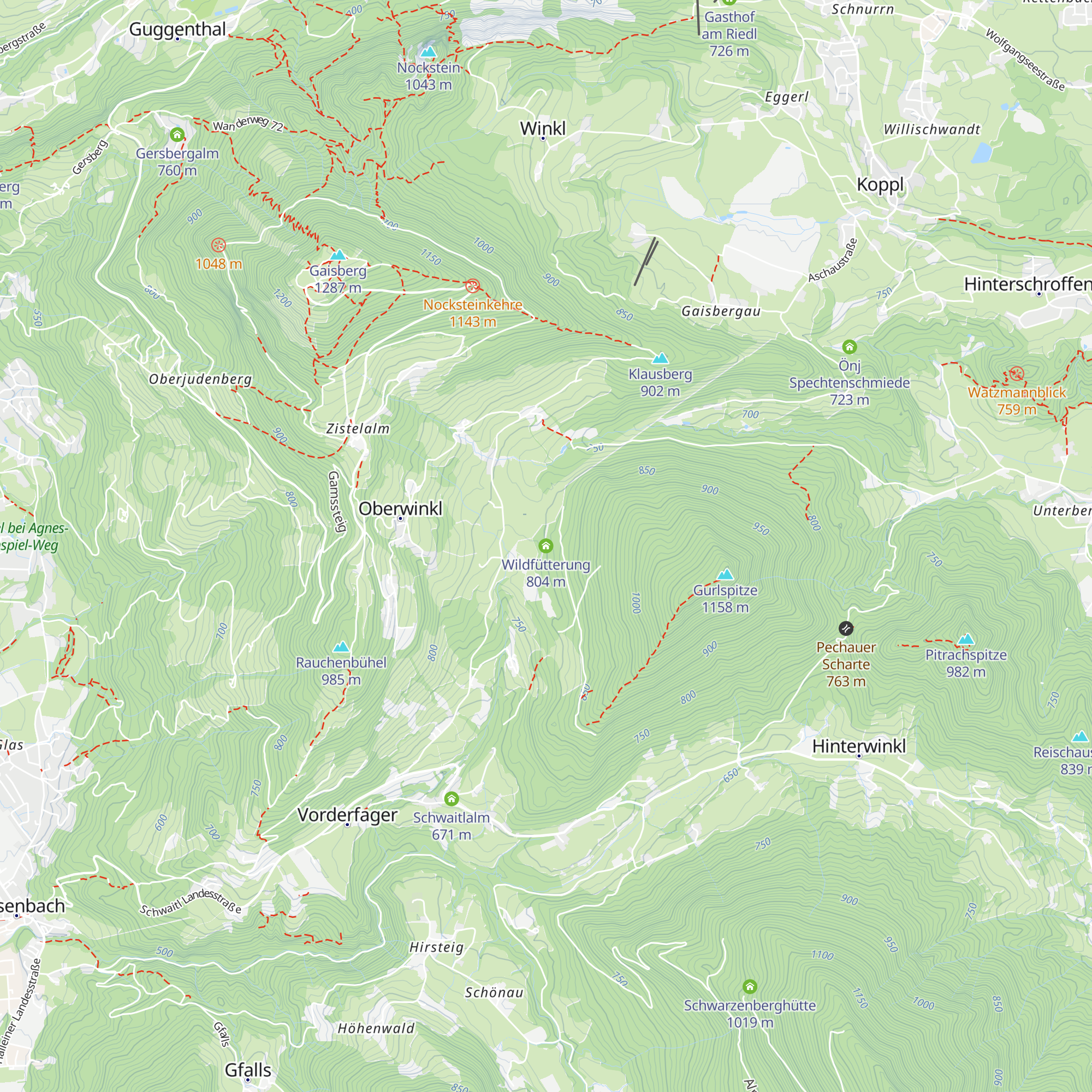 Wildfütterung map