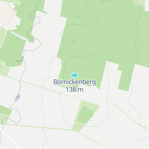 Map of Börnickenberg