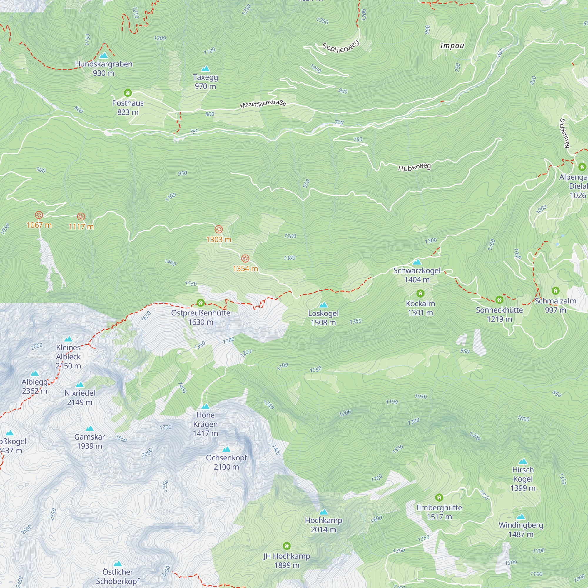 Blühnteggalm map