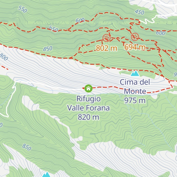 Map of Rifugio Valle Forana