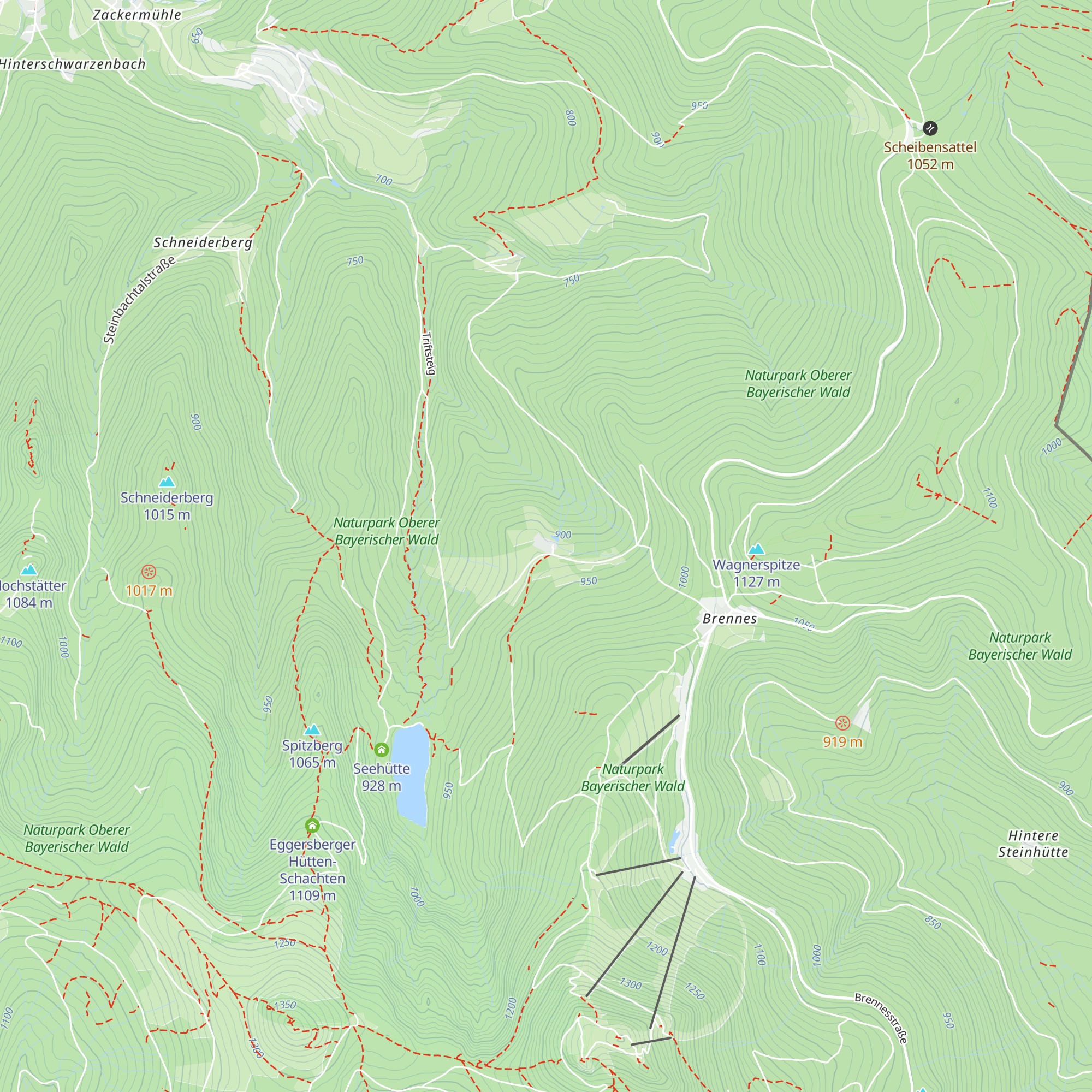 Berghotel Mooshütte map