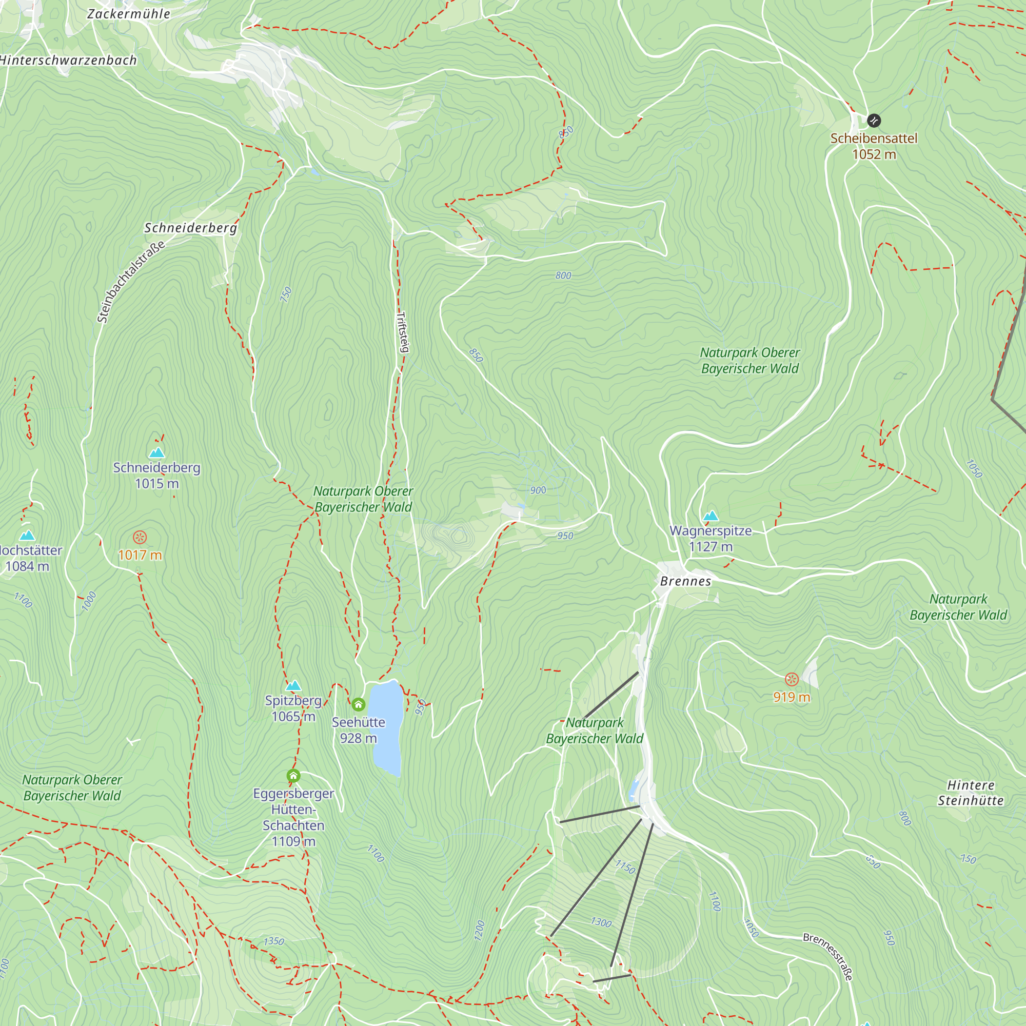 Berghotel Mooshütte map