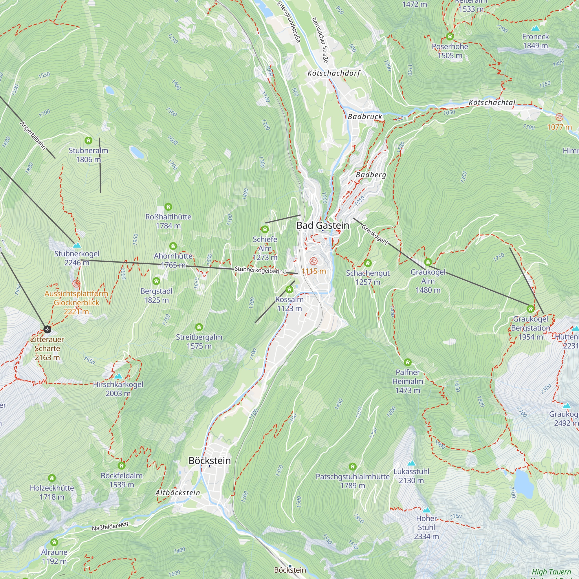 Rossalm map