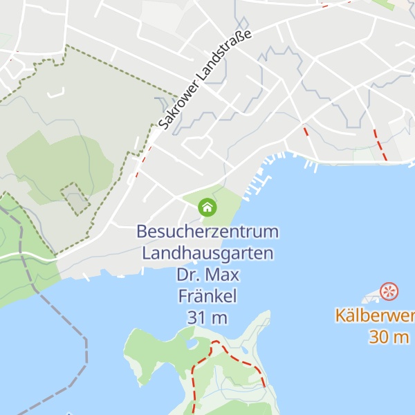 Map of Besucherzentrum Landhausgarten Dr. Max Fränkel