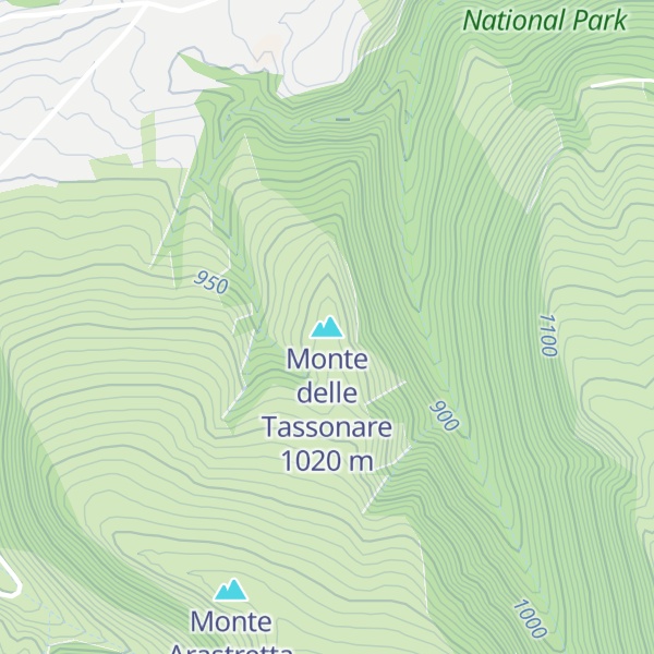 Map of Monte delle Tassonare