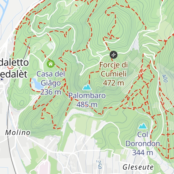 Map of Palombaro