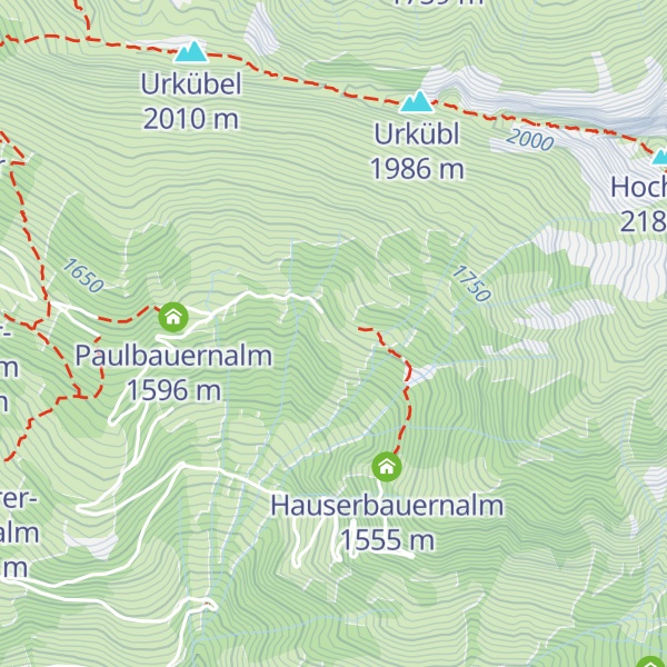 Map of Lenzbauernalm