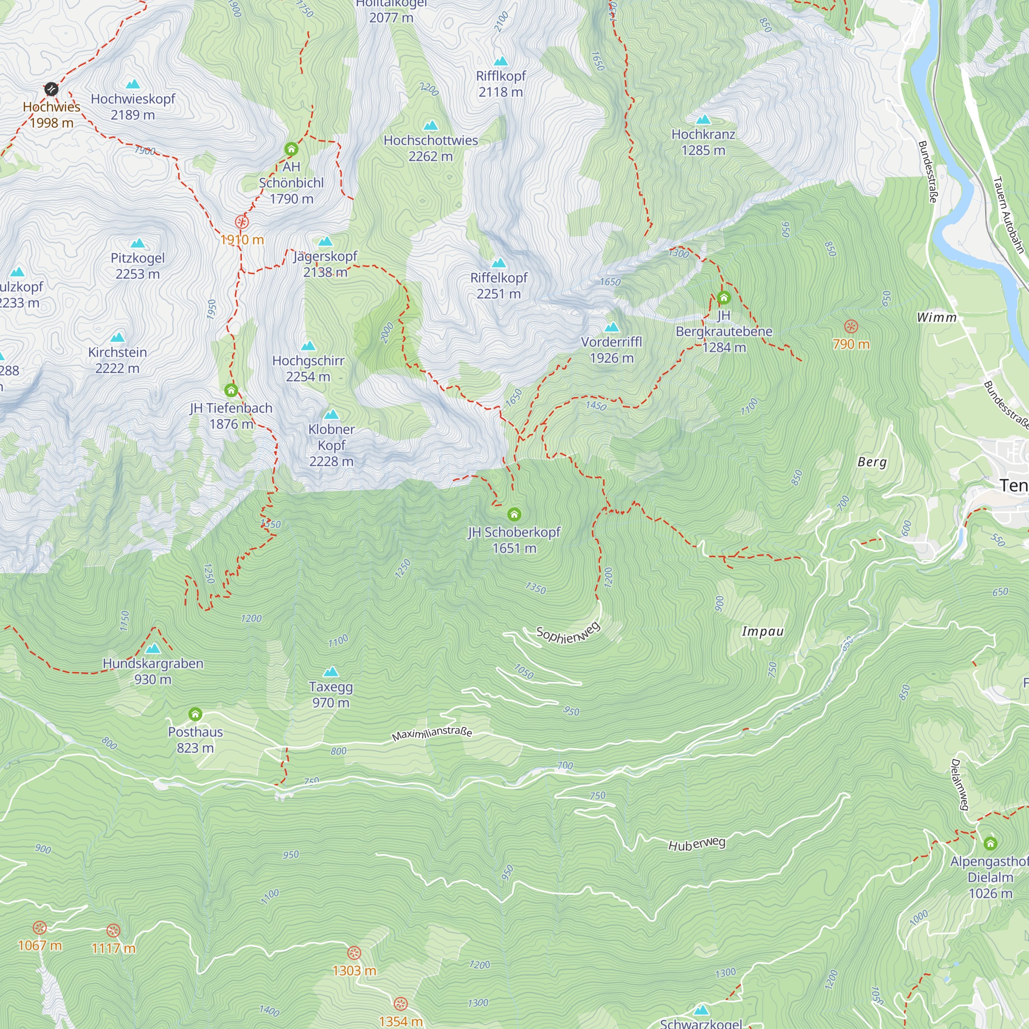 JH Schoberkopf map