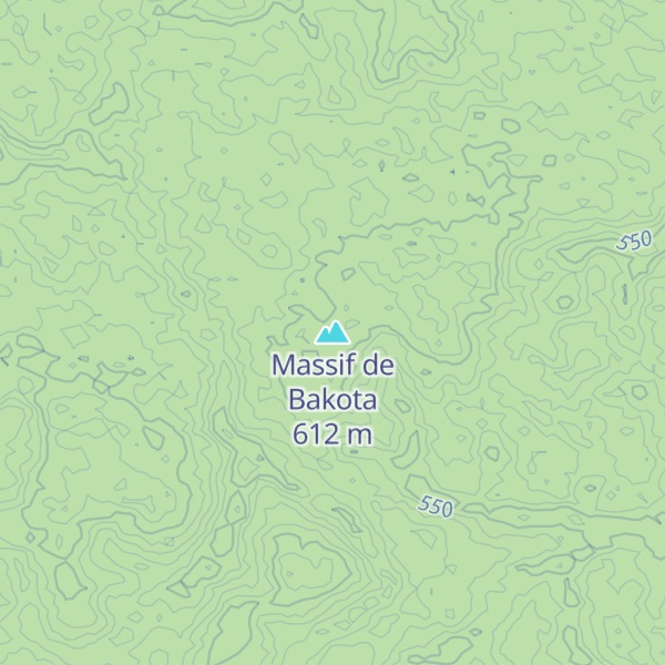 Map of Massif de Bakota