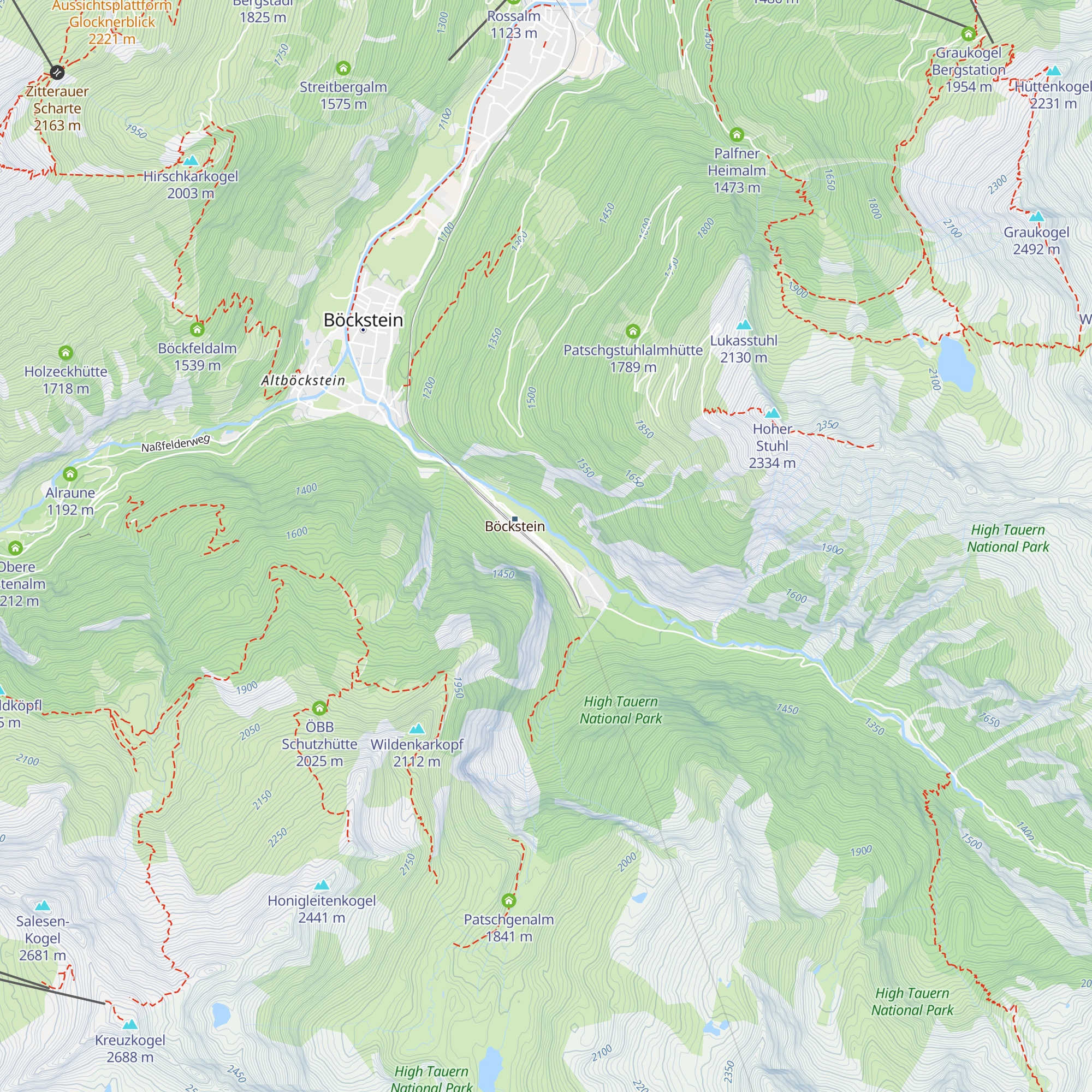 Autokasse Tauernschleuse map
