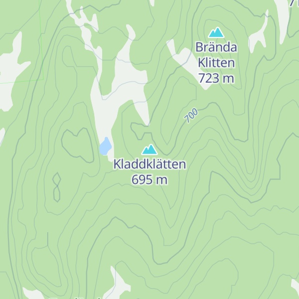 Map of Kladdklätten