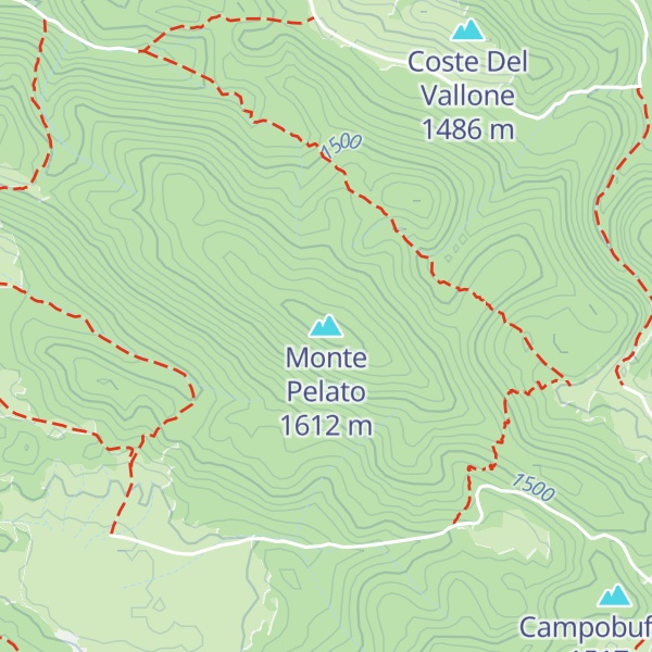 Map of Monte Pelato