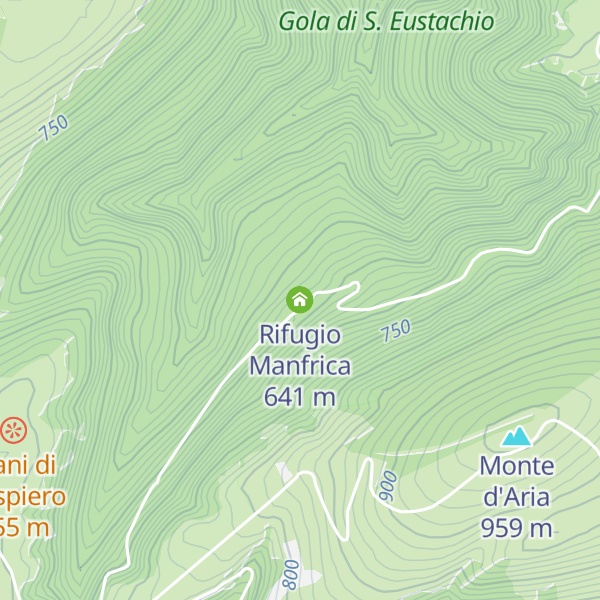 Map of Rifugio Manfrica