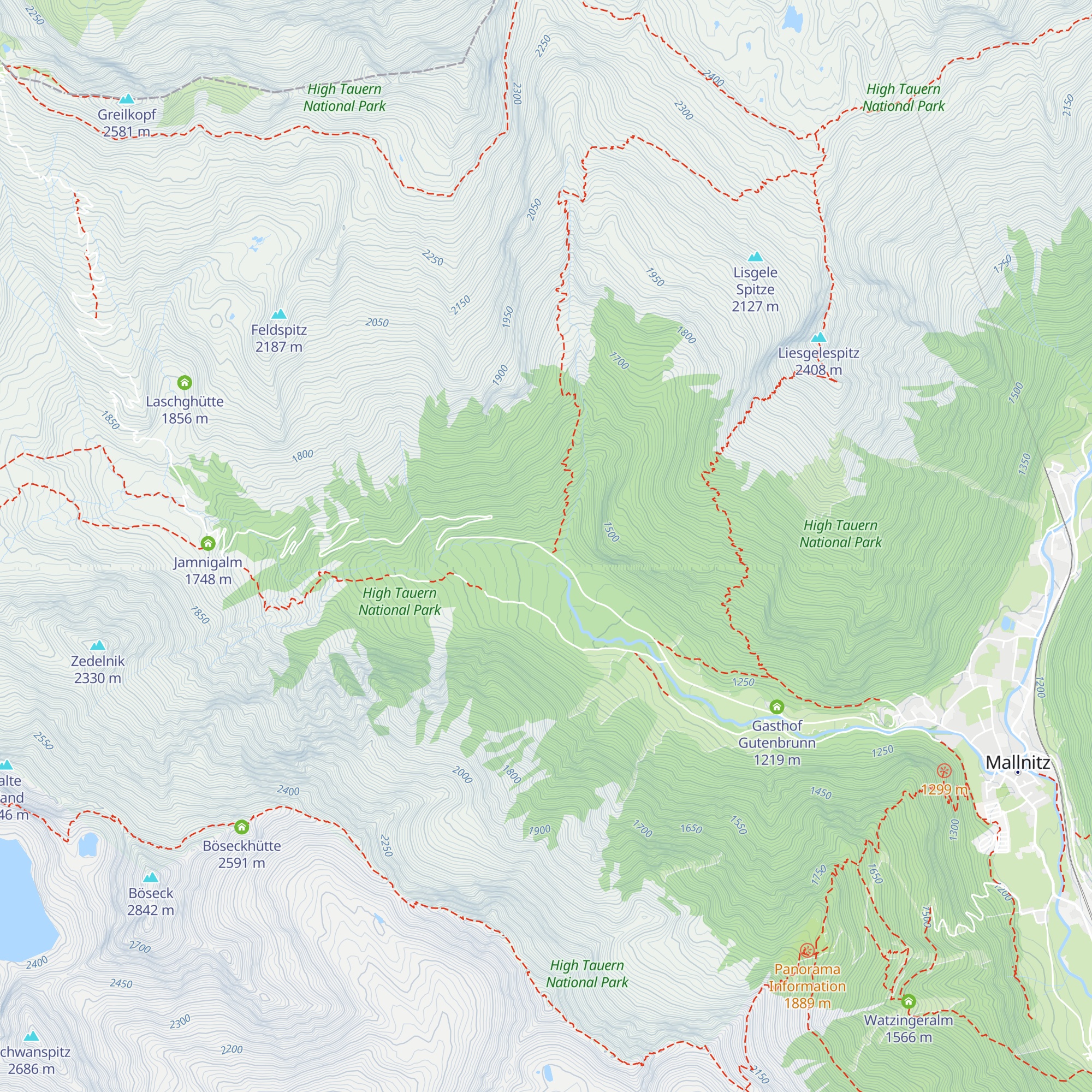 Stockerhütte map