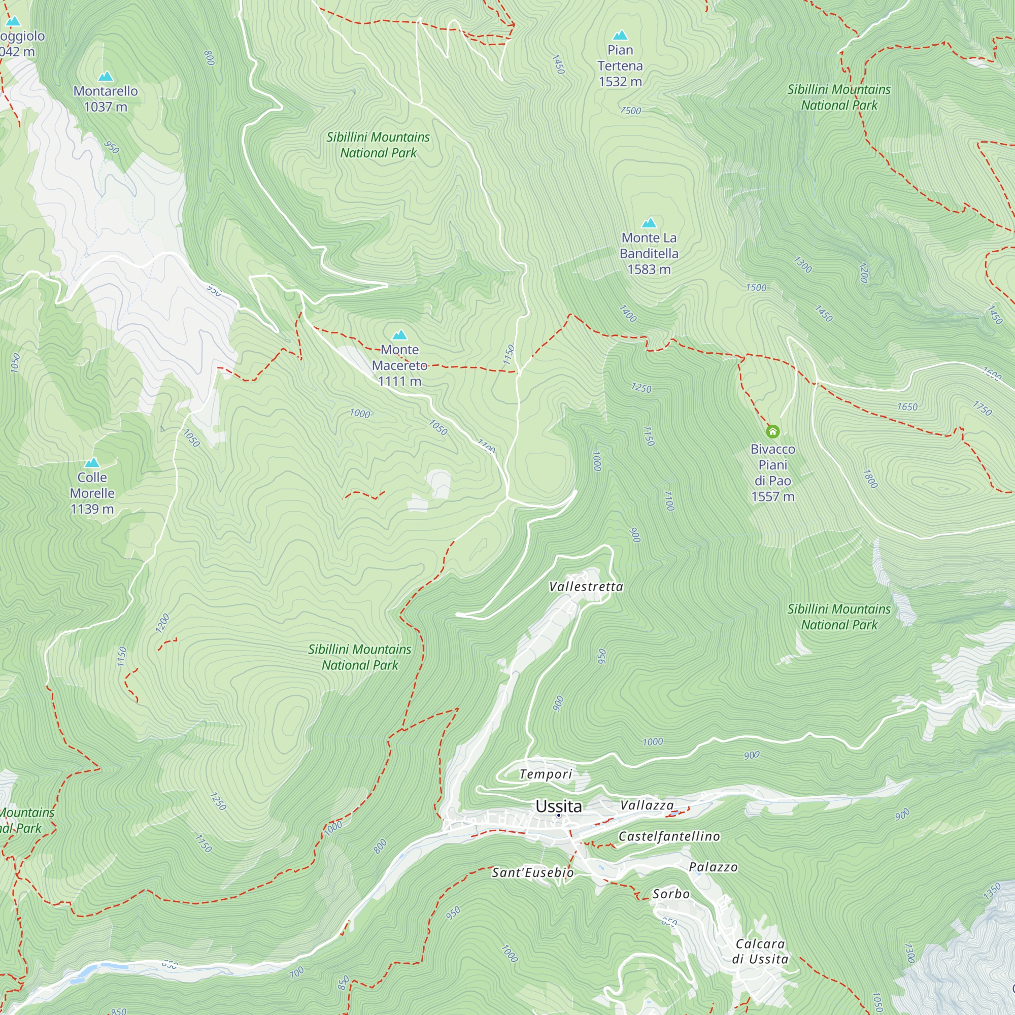 Rifugio San Benedetto map