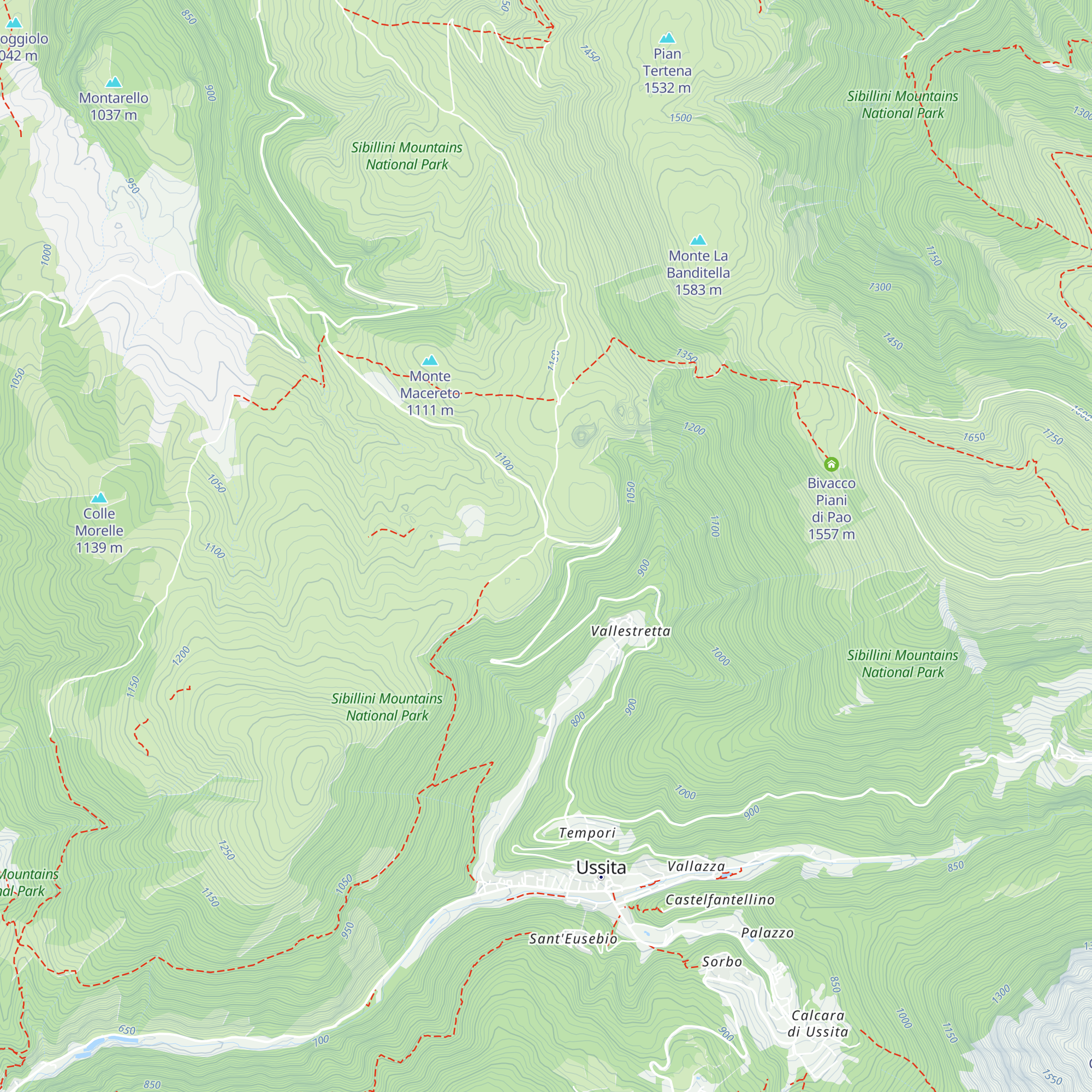 Rifugio San Benedetto map